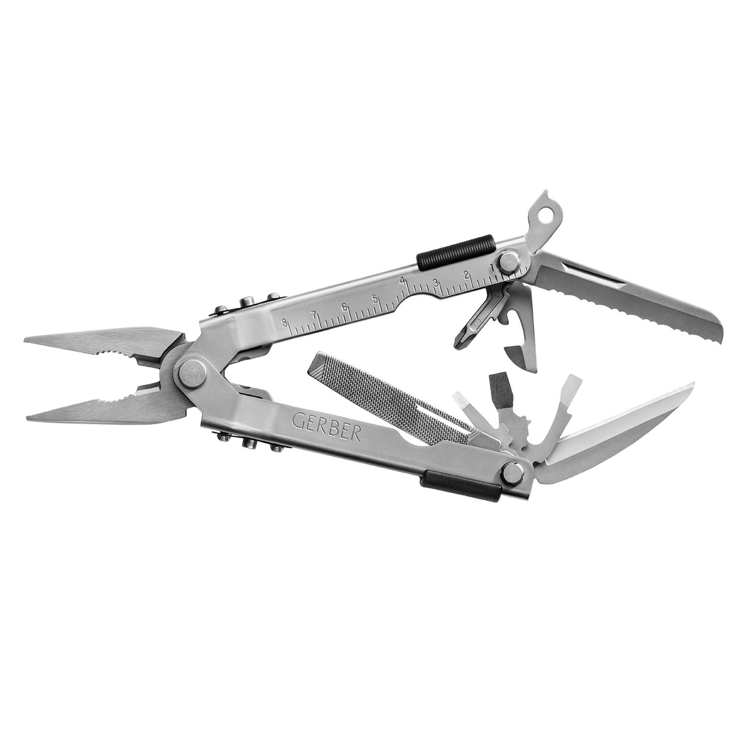 Multi-Plier 600 - Stainless. Carbide Cutters. Needlenose. Sheath