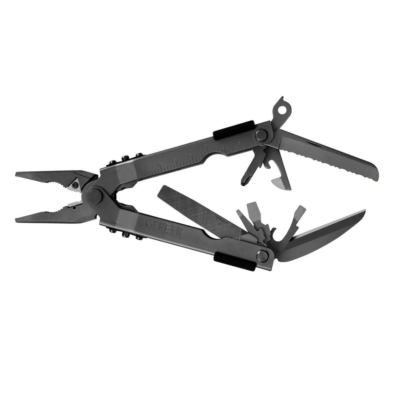 Multi-Plier 600 - Black. Carbide Cutters. Needlenose. Berry-Compliant Sheath